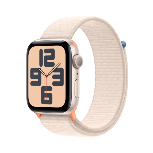 Apple Watch SE GPS Gen.2 (2023), 44mm, Sport Loop "Starlight", Starlight